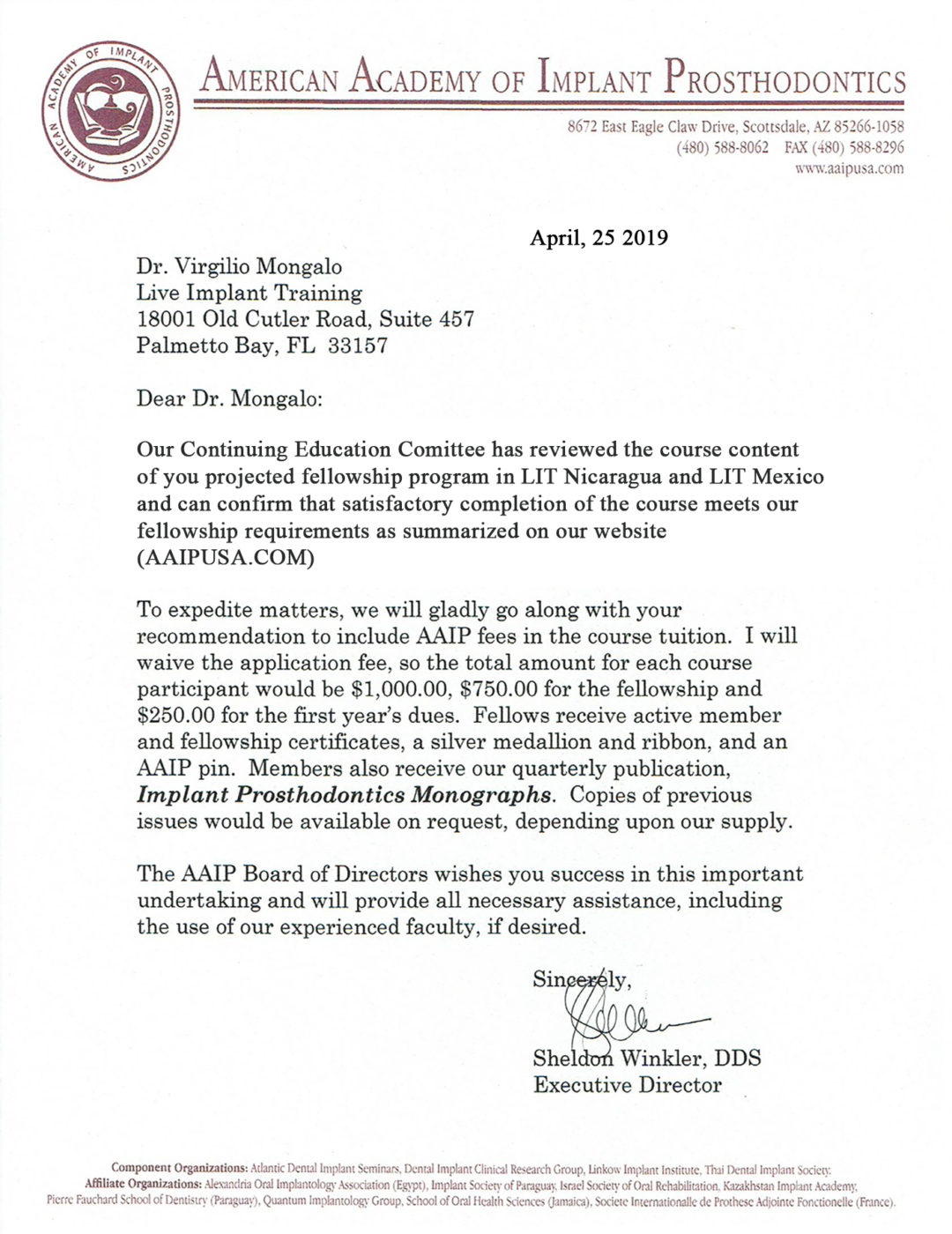 Dental Fellowships Live Implant Training ™ Work on Patients Dental