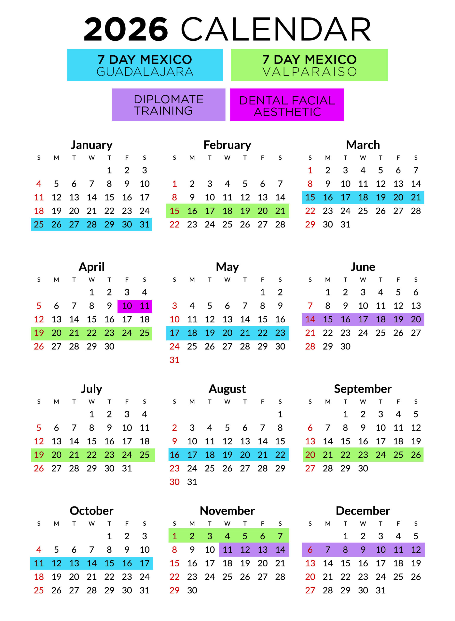 LIT-2026-Course-calendar