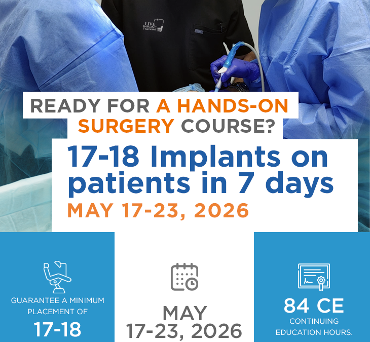 Live Implant Training course l May, 2026